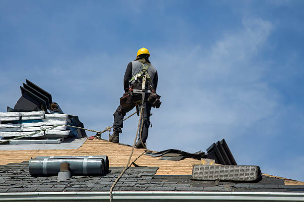 Professional Roofing technician working in Granby, CT